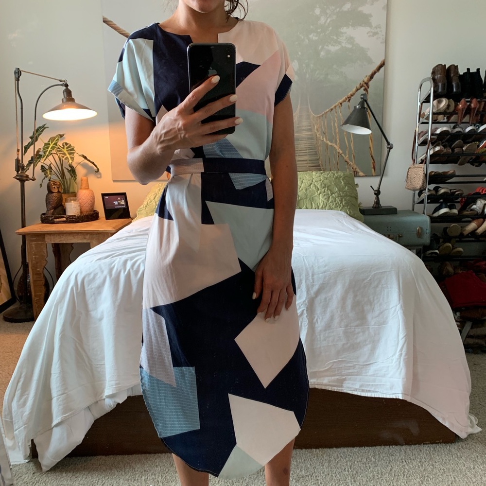 SHEIN Geometric Print Dress